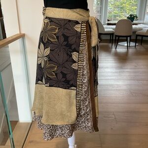 “Magic” Reversible Wrap Midi Skirt (Can Convert to Dress or Top)
